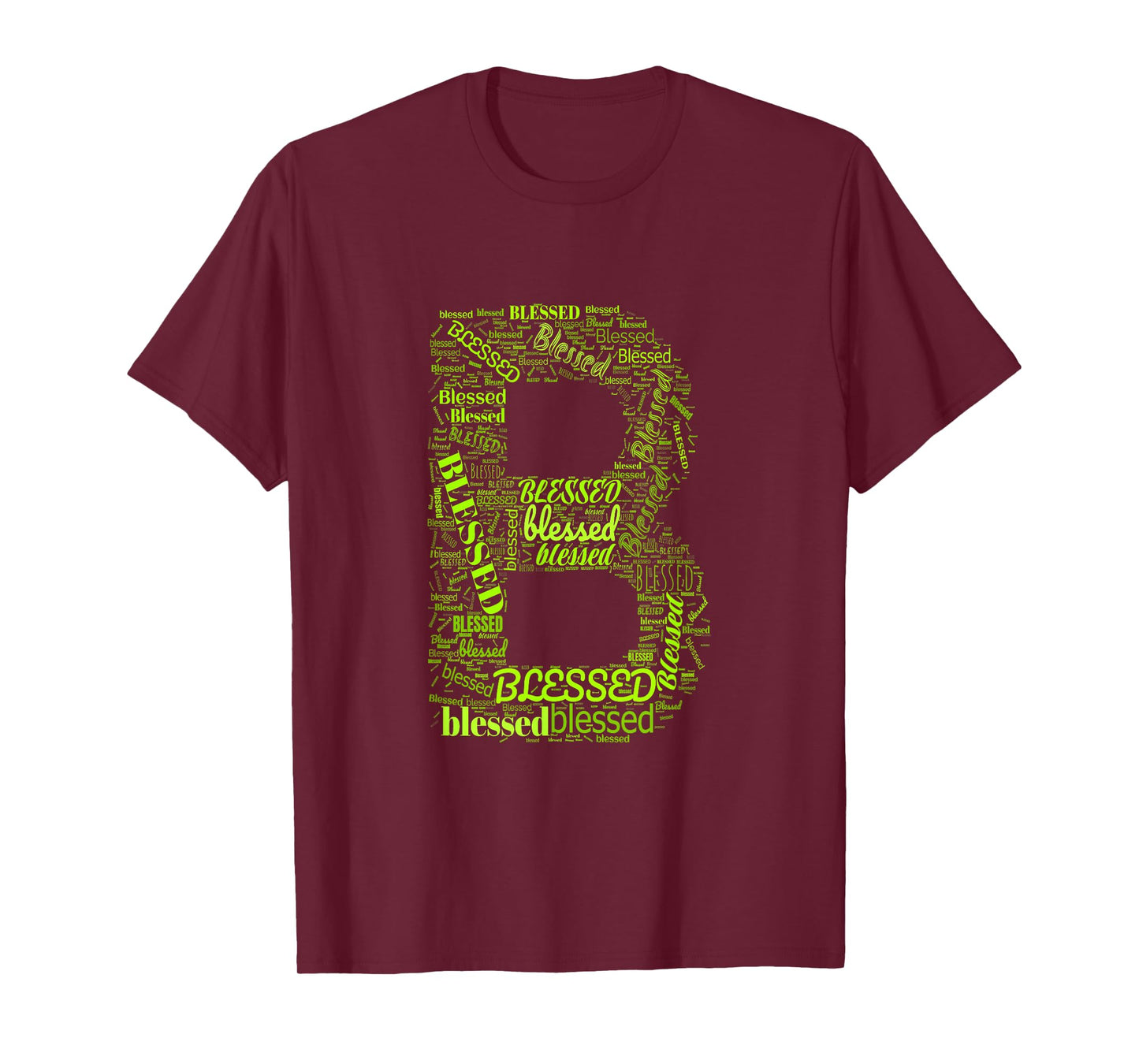 Green B - Blessed In Countless Ways Green Graphic T-Shirt