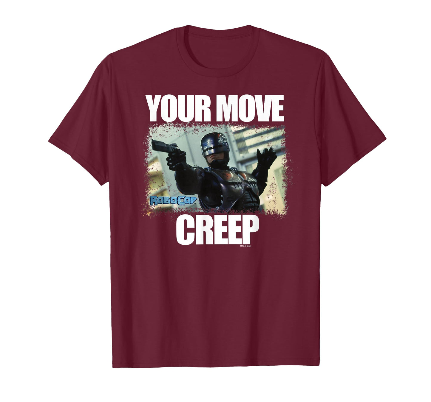RoboCop Your Move Creep Distressed Portrait T-Shirt
