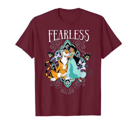 Disney Aladdin Jasmine and Rajah Fearless T-Shirt Small