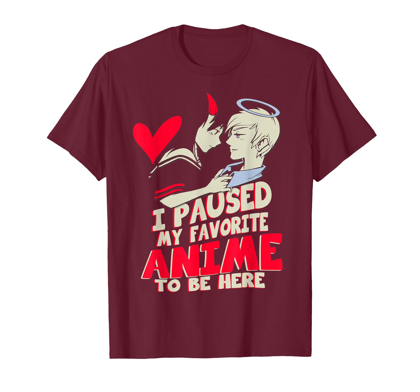I paused my favorite anime to be here gift for manga lover T-Shirt