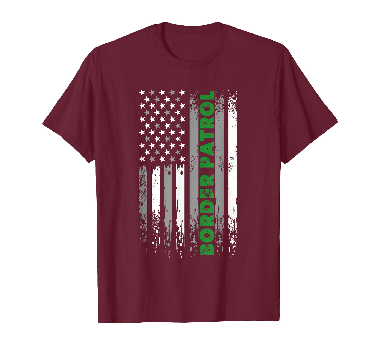 Border Patrol - Thin Green Line Patriot Law Enforcement T-Shirt