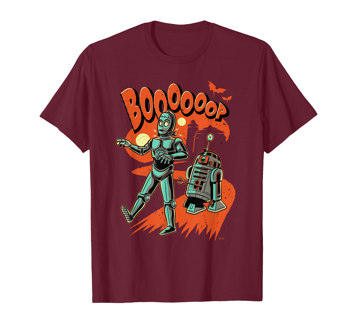 Star Wars R2-D2 & C-3PO Monster Droids Booooop Halloween T-Shirt