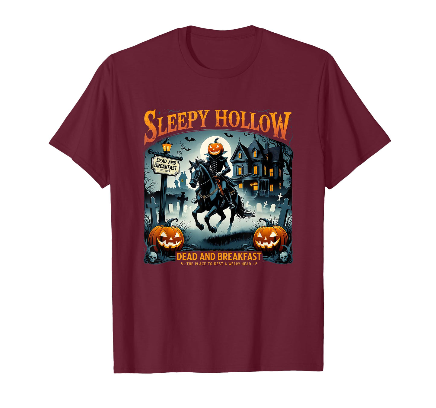 Sleepy Hollow Breakfast Spooky Halloween T-Shirt