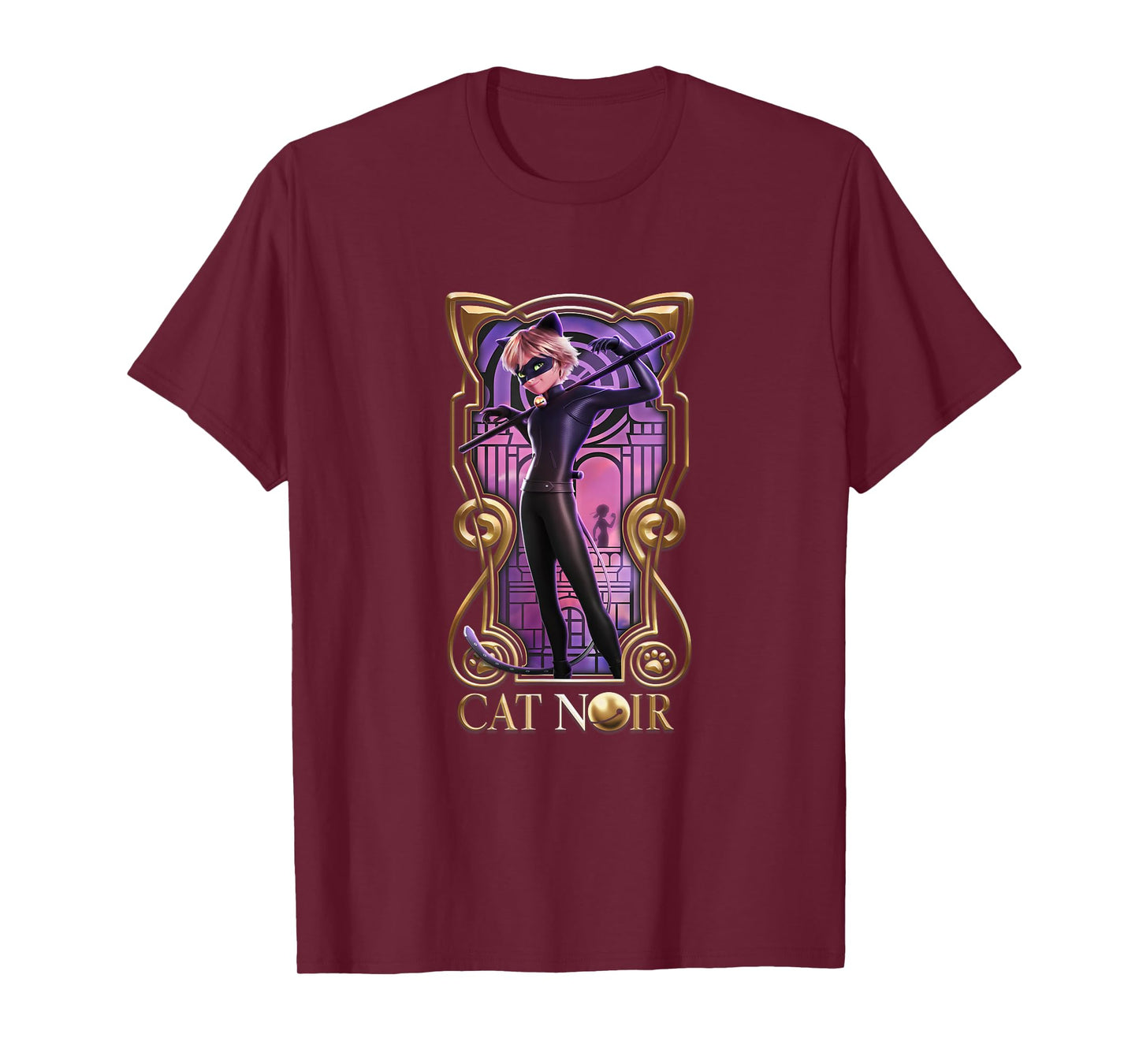 Miraculous The Movie Cat Noir Big T-Shirt