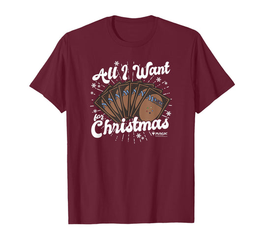 Magic: The Gathering All I Want For Christmas Poster T-Shirt