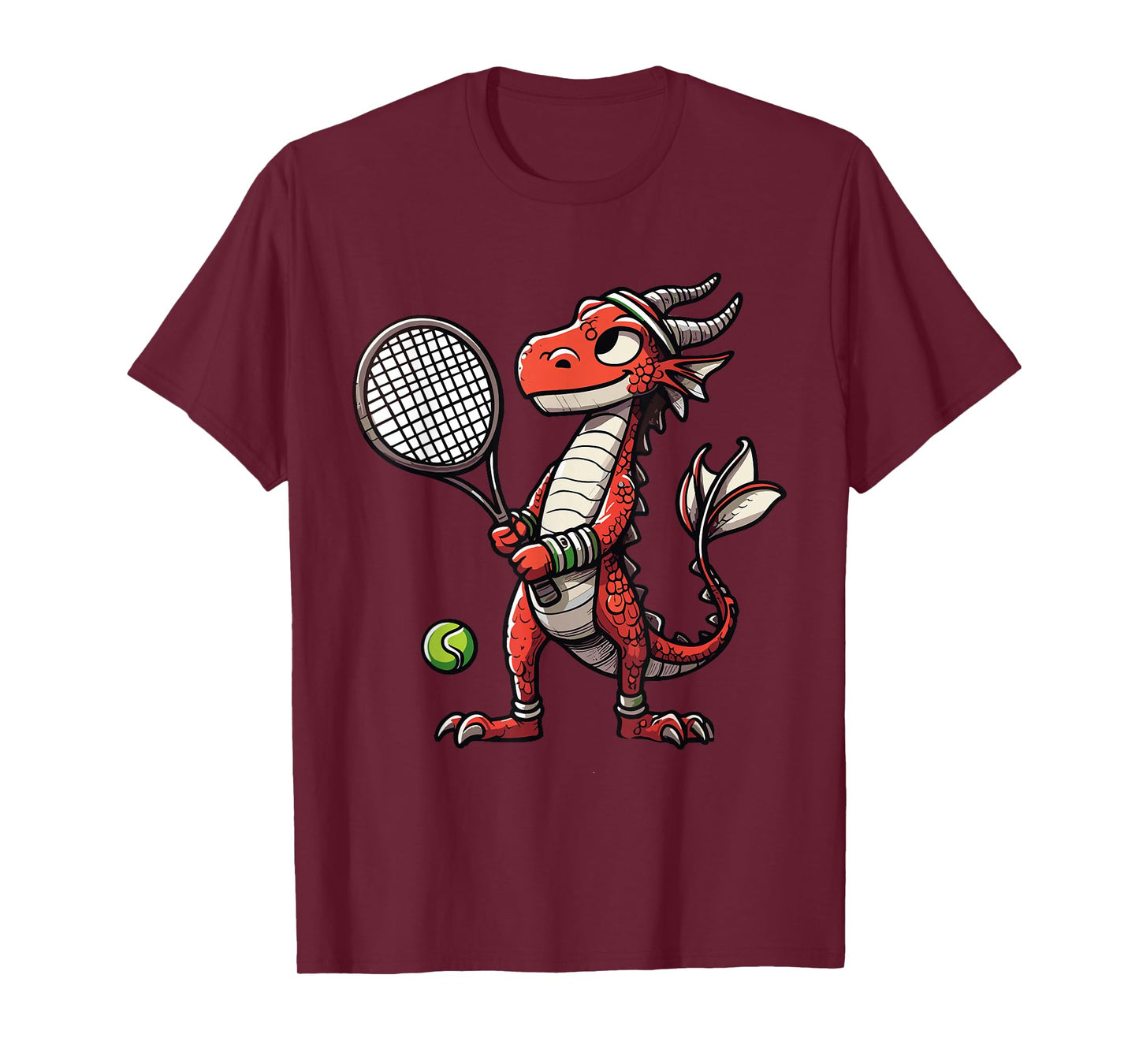 Dragon Tennis Club Animals Sport Tournament T-Shirt
