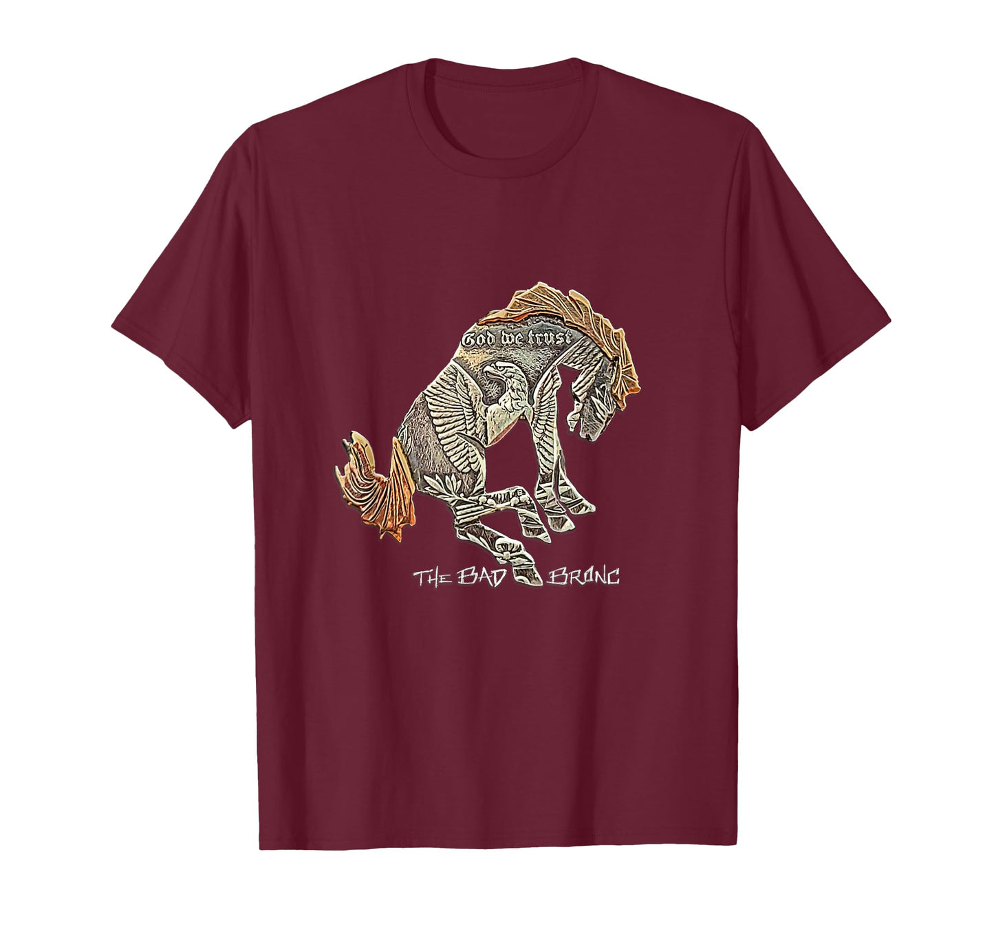 God We Trust Bronc T-Shirt