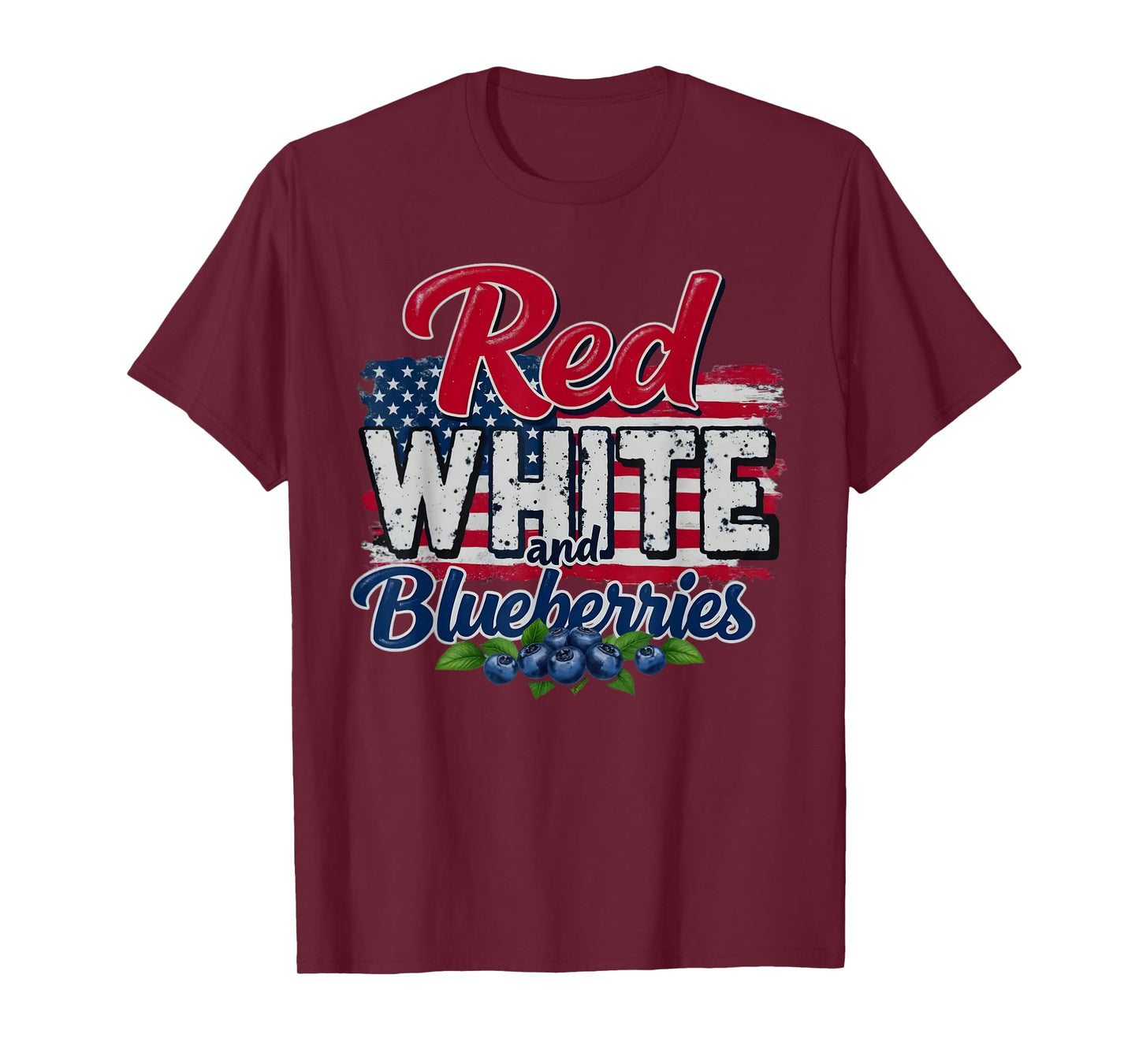 Red White & Blueberries All American Freedom T-Shirt
