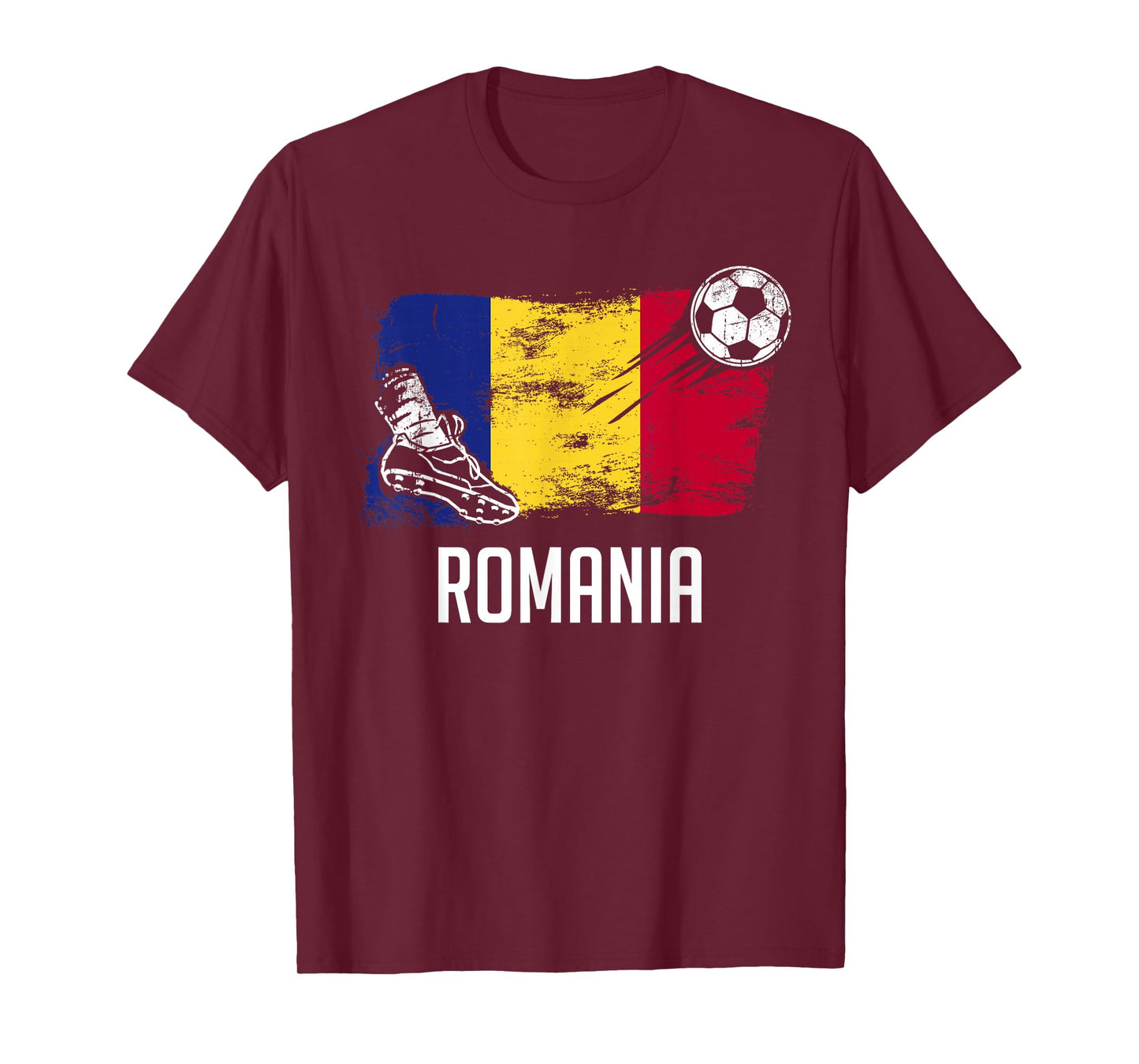 Romania Flag Jersey Romanian Soccer Team Romanian T-Shirt
