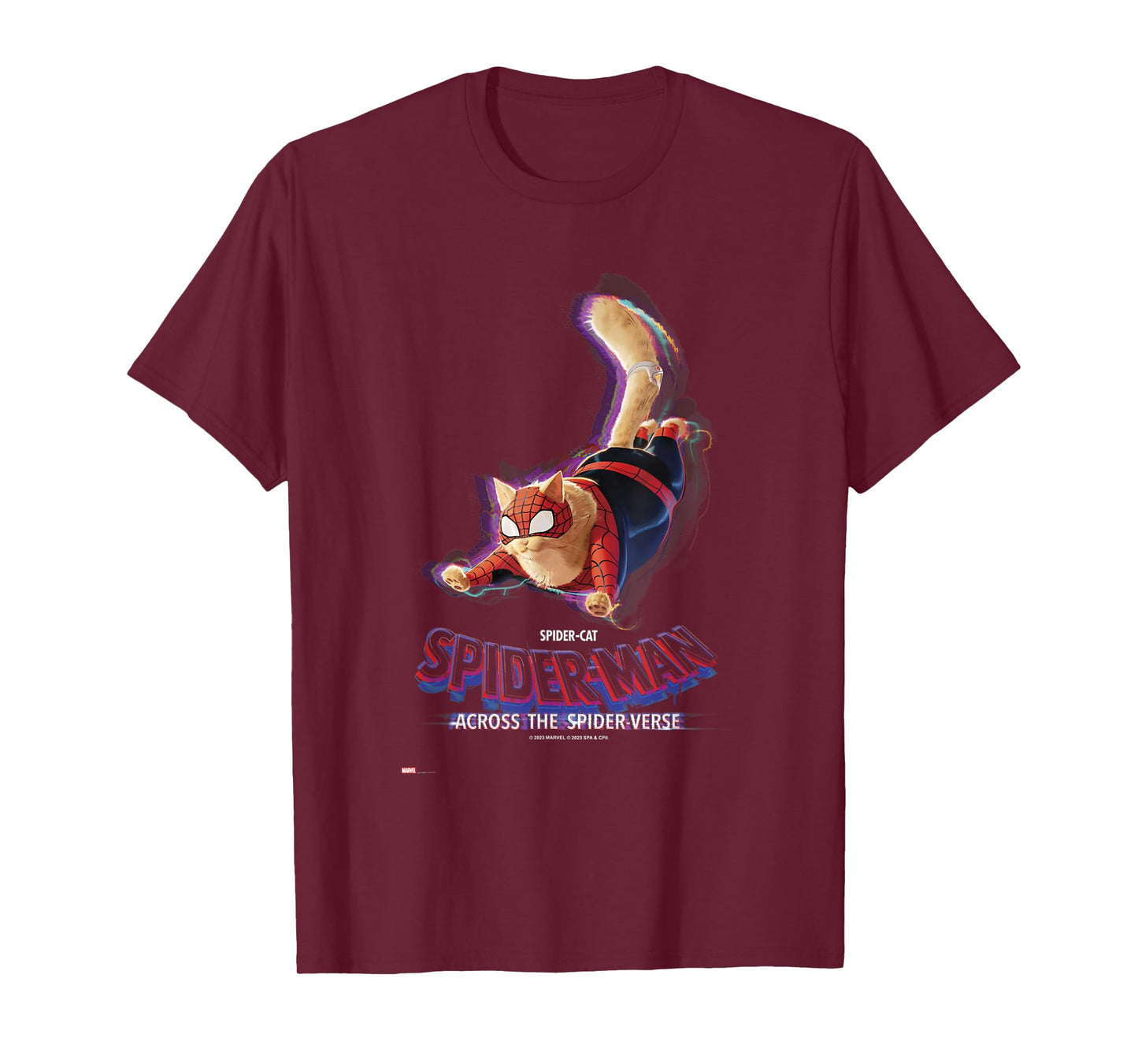 Marvel Spider-Man Across The Spider-Verse Part 1 Spider-Cat T-Shirt