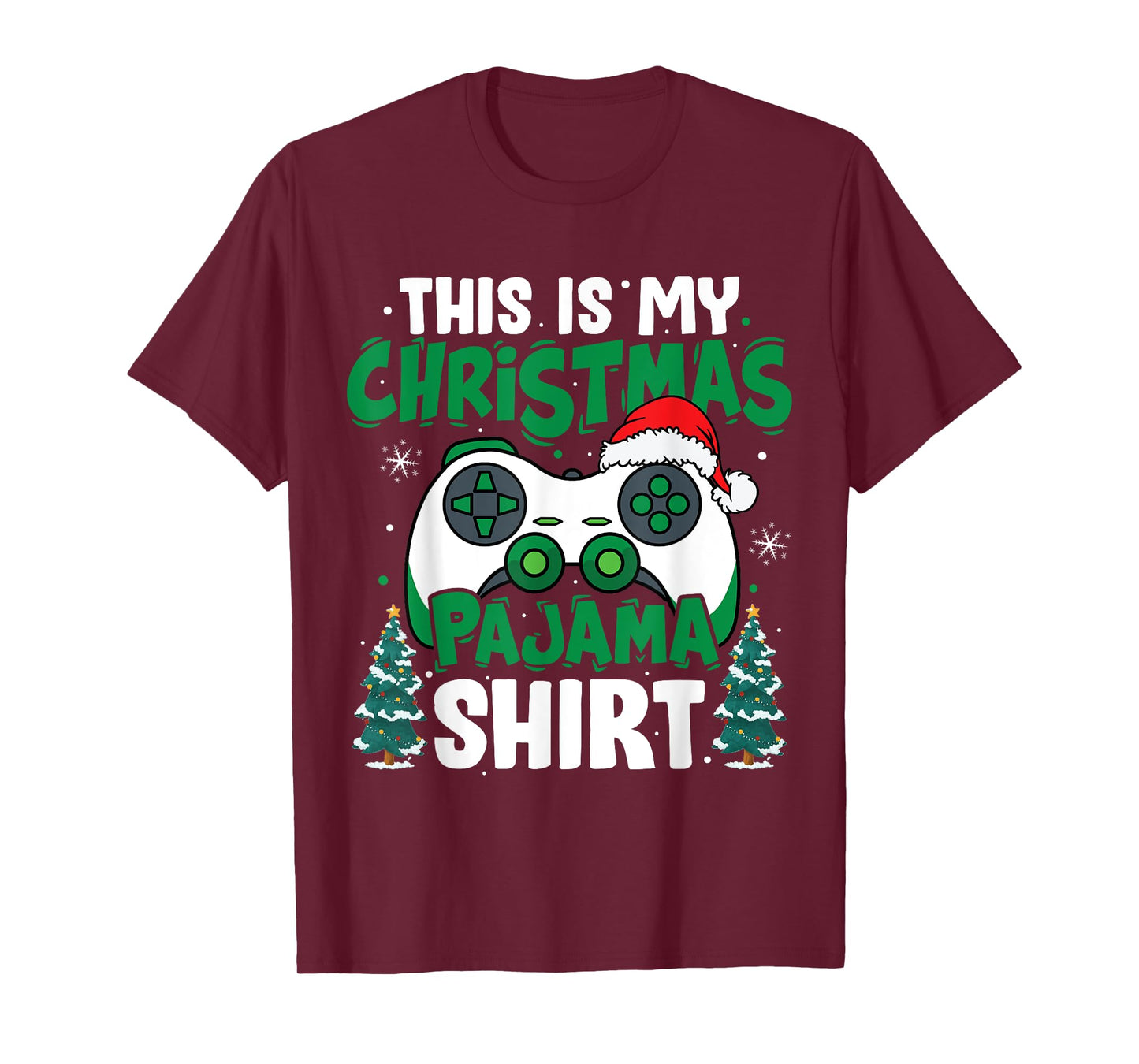 This Is My Christmas Pajama Video Game Gamer Boys Teens T-Shirt