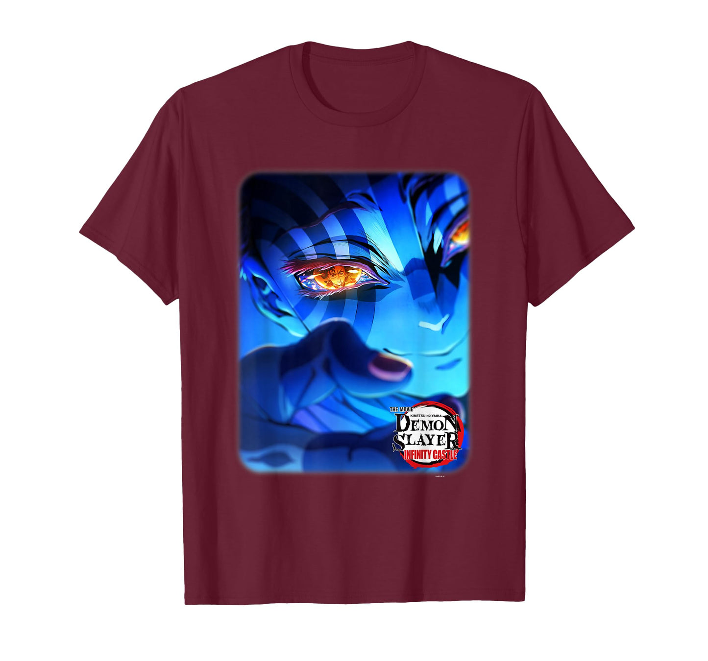 Demon Slayer: Infinity Castle Akaza Eye Reflection Art T-Shirt