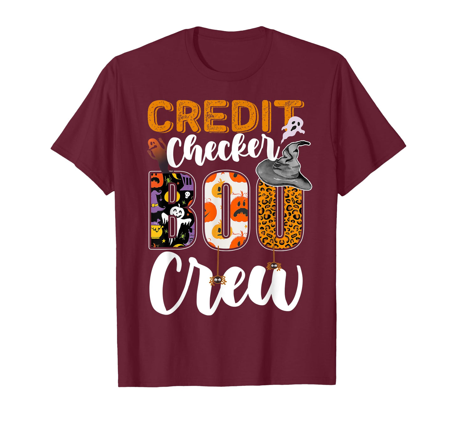 Credit Checker Boo Crew Halloween Matching Banker T-Shirt