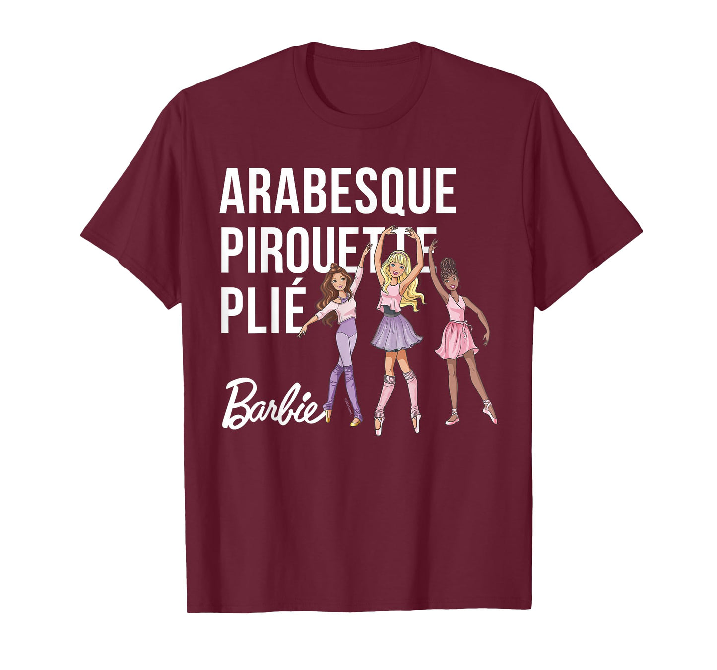 Barbie - Barbie Ballet Arabesque, Pirouette, Plié T-Shirt
