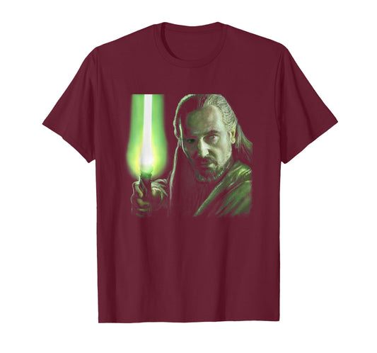 Star Wars The Phantom Menace Episode I Qui-Gon Jinn Poster T-Shirt