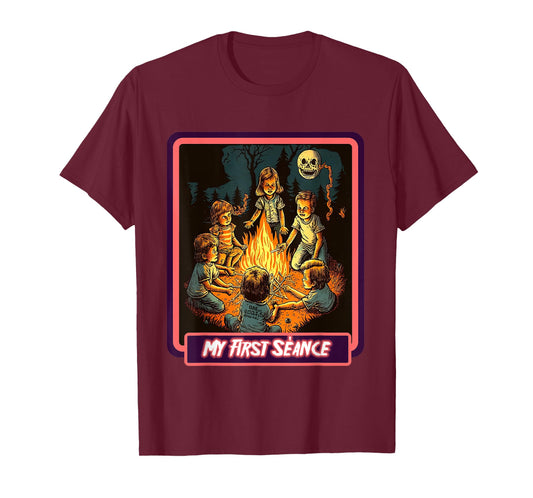 "My First Séance " Horror T-Shirt Scare Up Some Style T-Shirt