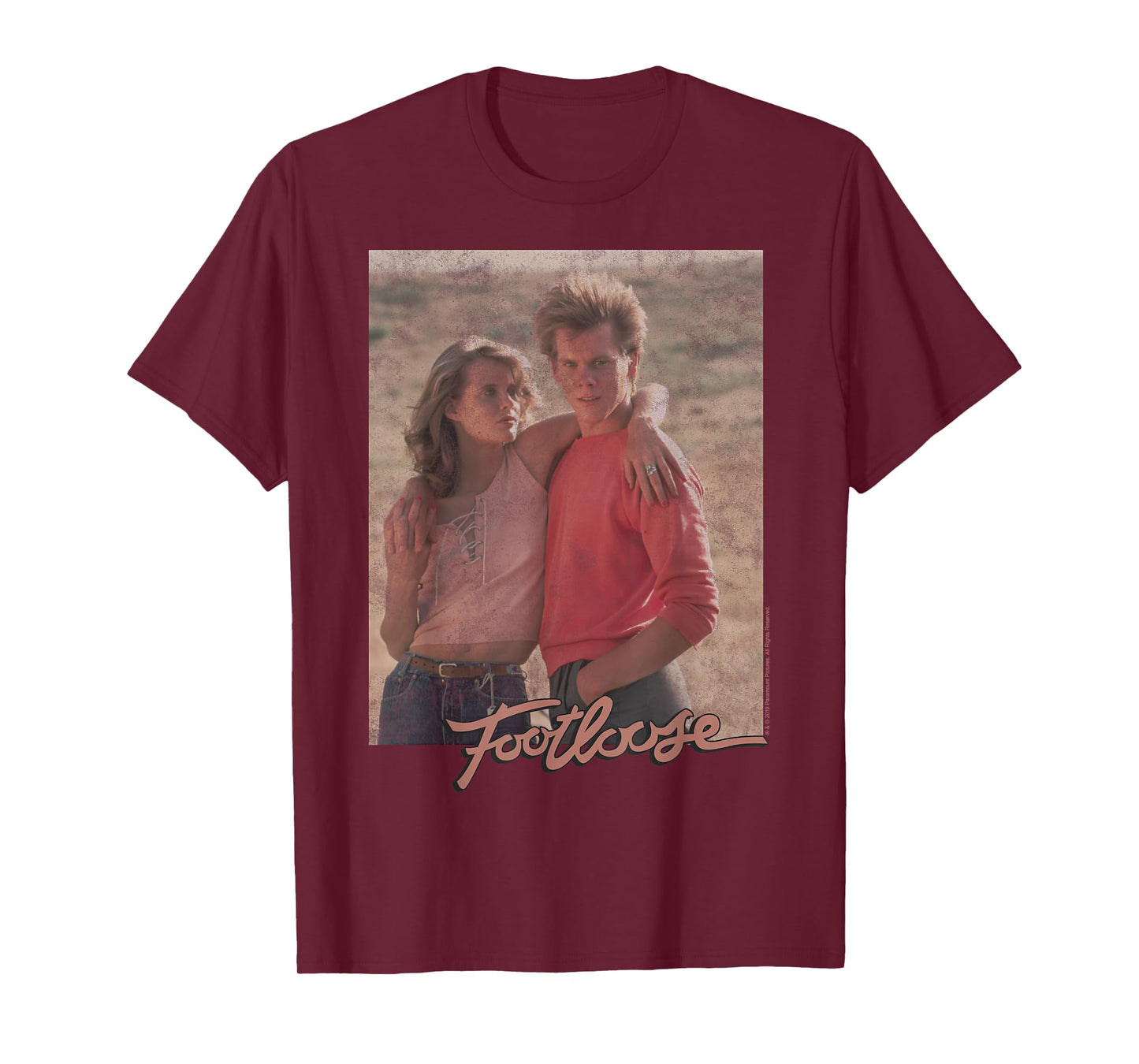 Footloose Ren McCormack Ariel Moore Portrait Title Logo T-Shirt