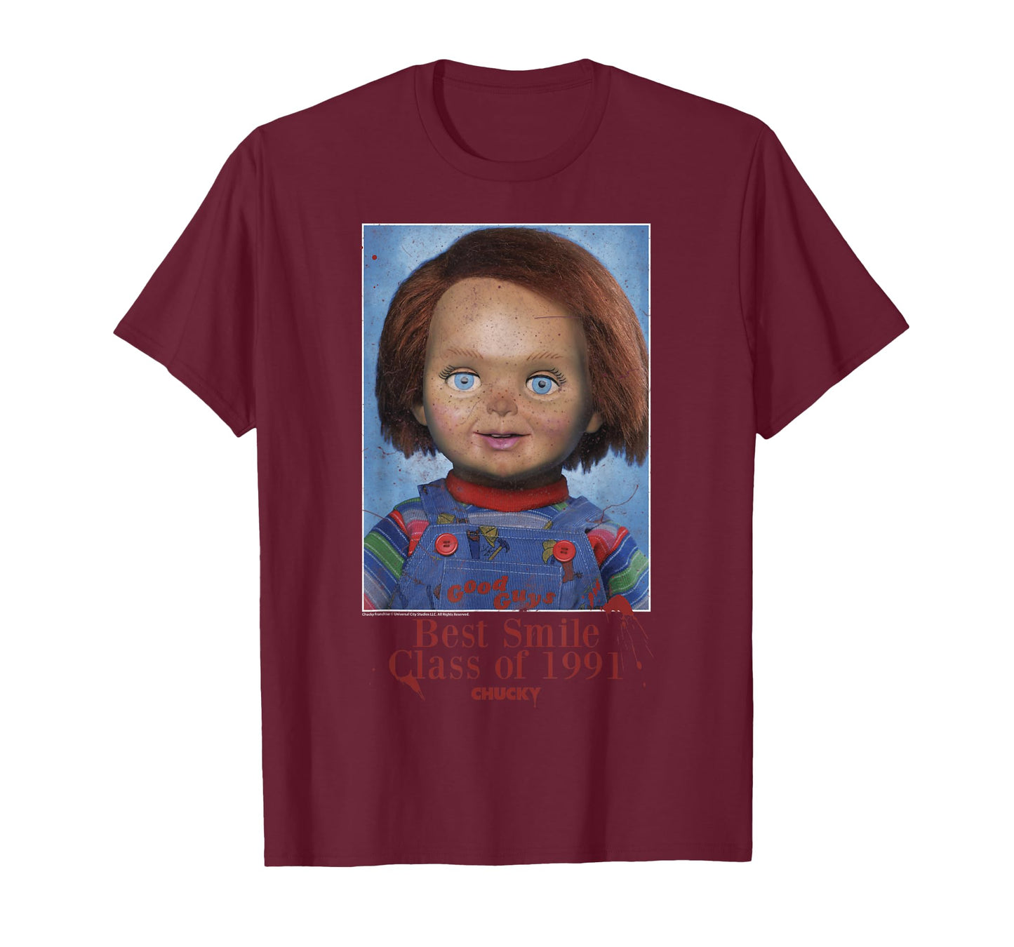 Chucky School Photo Best Smile Class Of 1991 T-Shirt