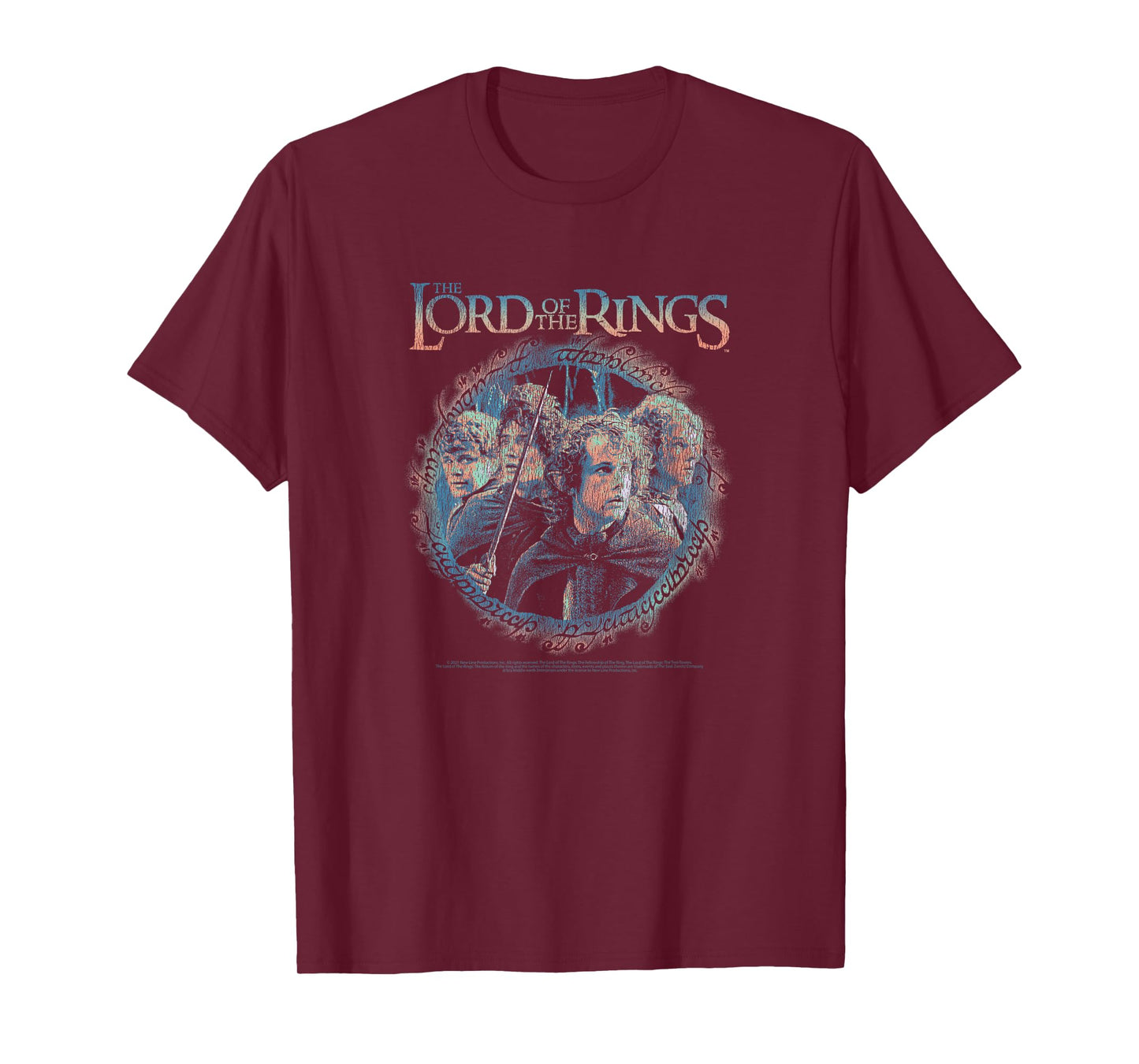 The Lord of The Rings Group Shot Ring Circle of Friends T-Shirt
