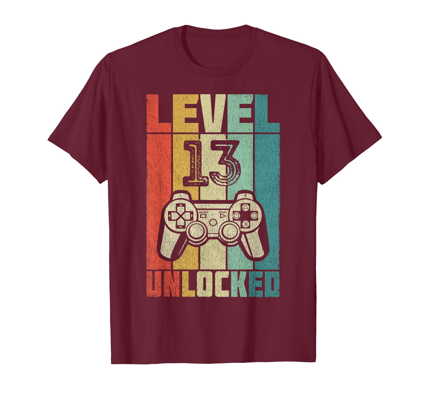 Level 13 Unlocked 13th Birthday Gift Idea T-Shirt