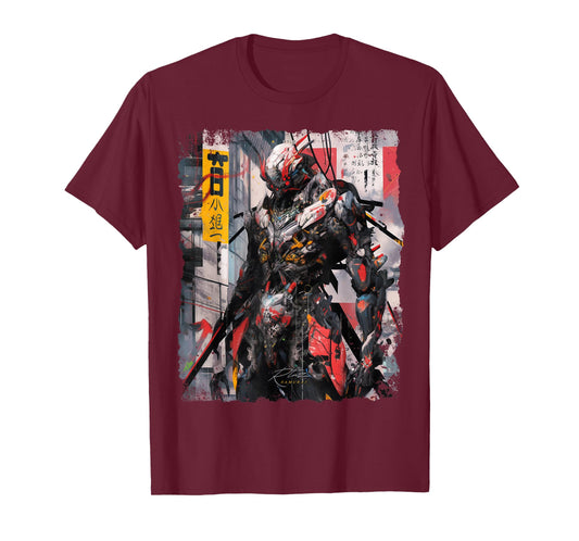 Hip Hop Y2K Vintage Hipster Edgy Urban Streetwear Samurai T-Shirt