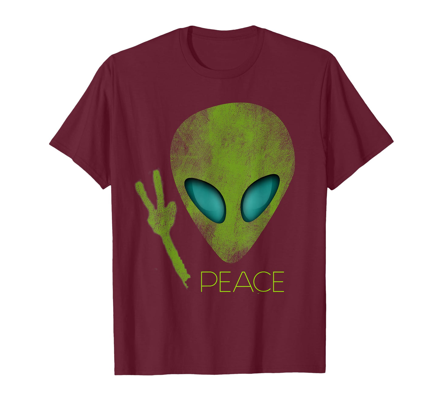 Alien Peace Cool Funny Cute UFO Lover Birthday Gift T-Shirt
