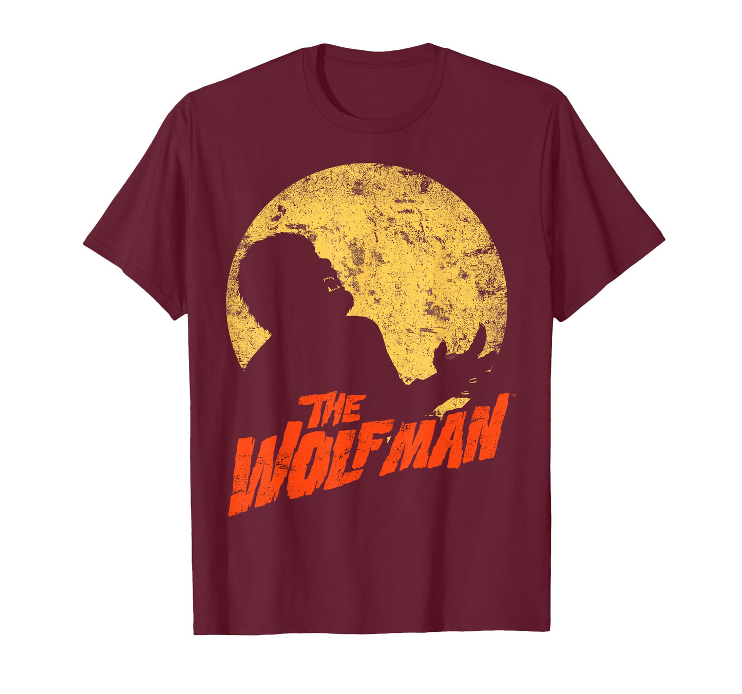 Universal Monsters The Wolf Man Moonlit Silhouette T-Shirt