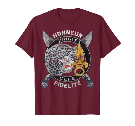French Legion Etrangere Foreign French Army Jungle Warfare T-Shirt