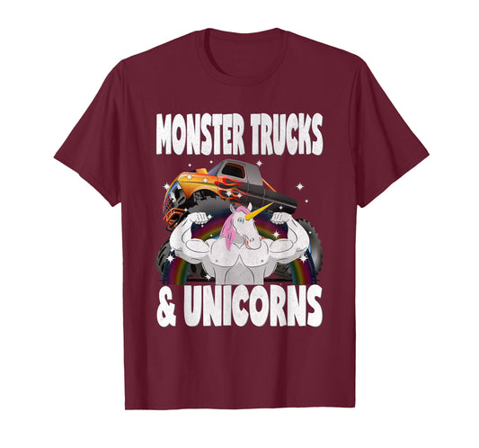 Monster Trucks & Unicorns Vintage Unicorn Sparkle T-Shirt T-Shirt