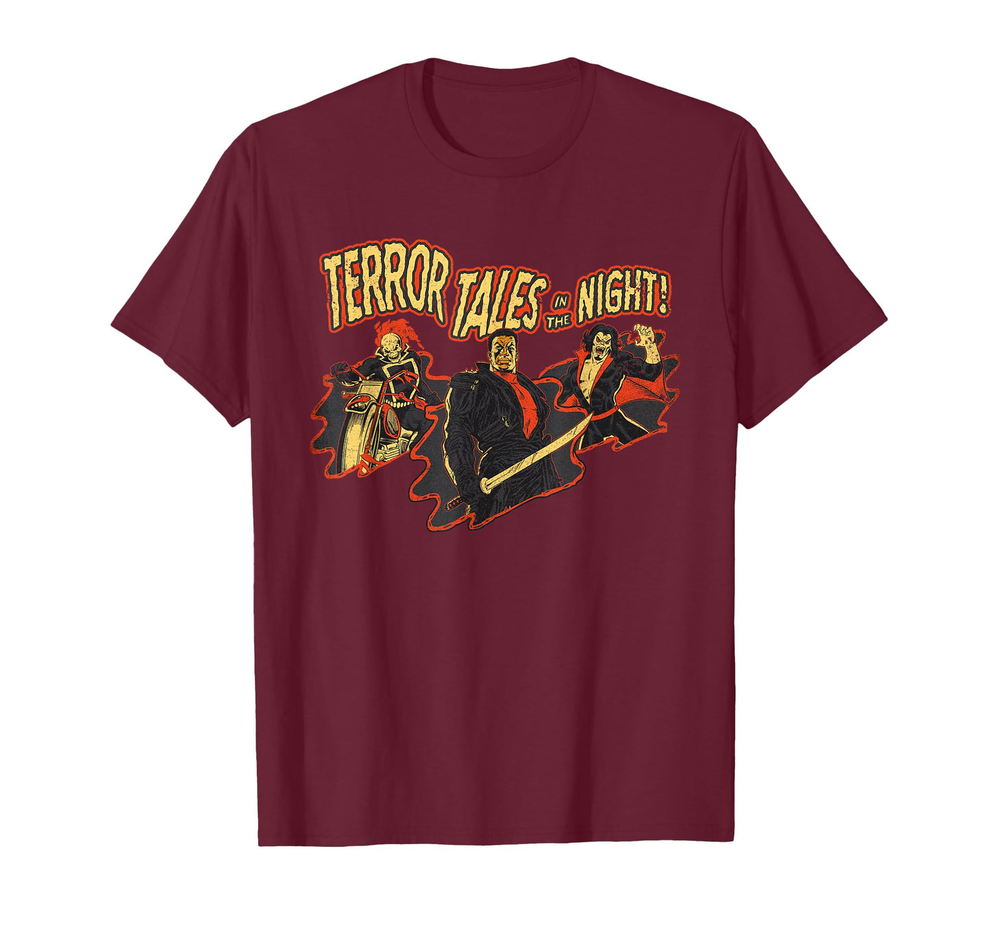 Marvel Blade Ghost Rider & Morbius Terror Tales in the Night T-Shirt