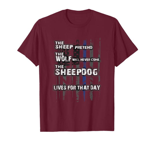 The Sheep Pretend the Wolf will never come.... T-Shirt