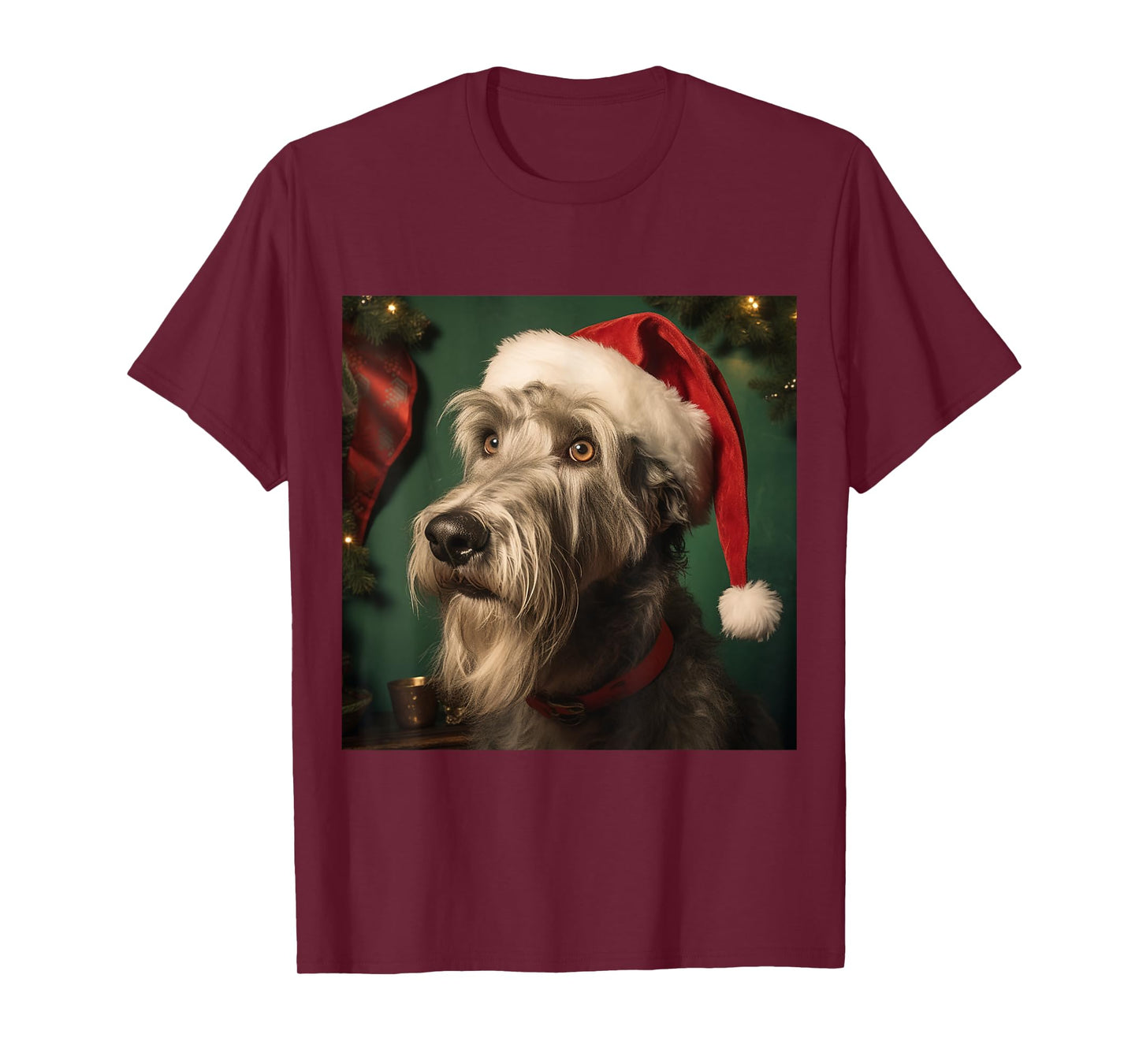 Christmas Irish Wolfhound - Irish Wolfhound Christmas T-Shirt
