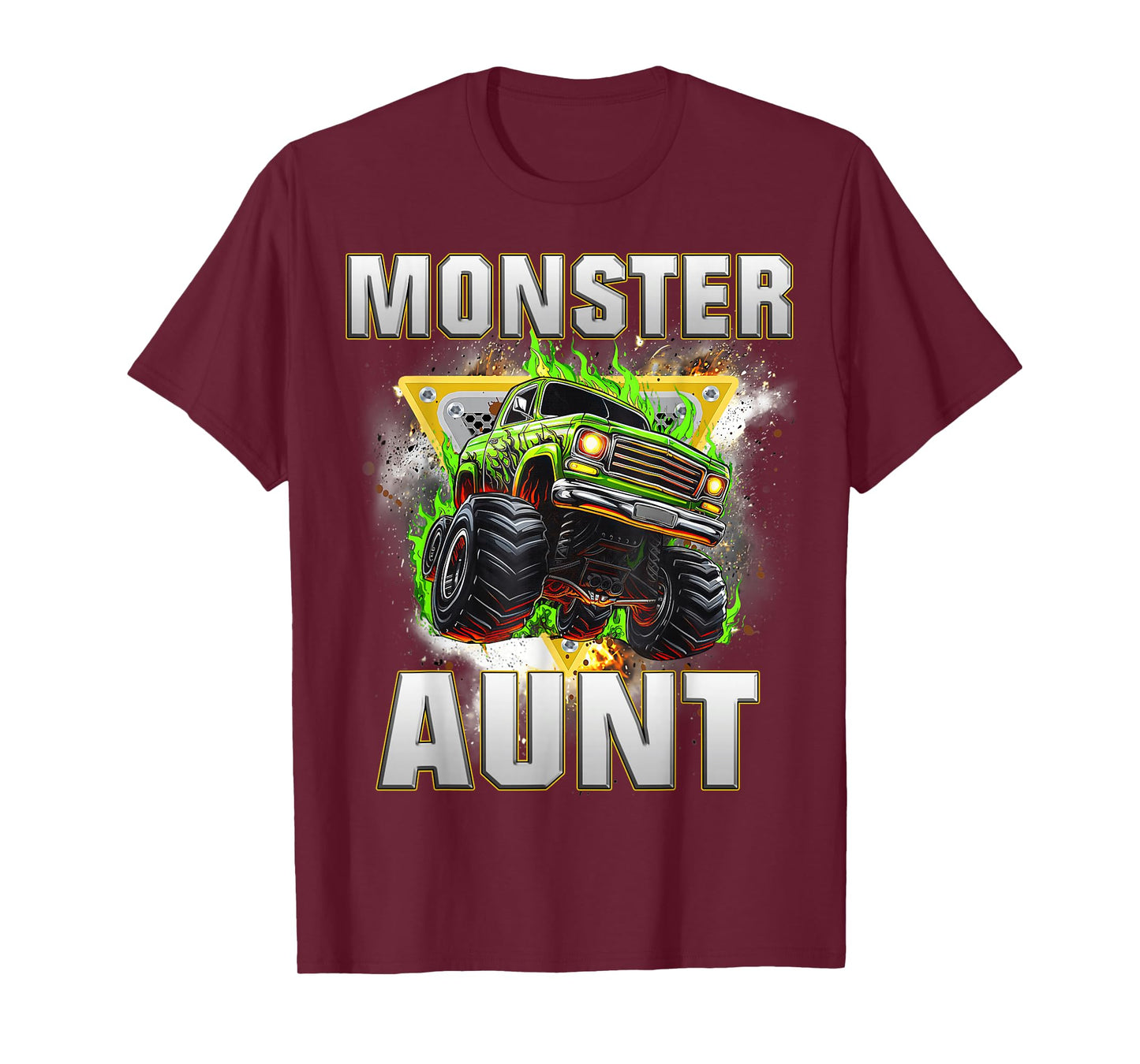 Monster Truck Aunt Monster Truck Are My Jam Kids Adults T-Shirt