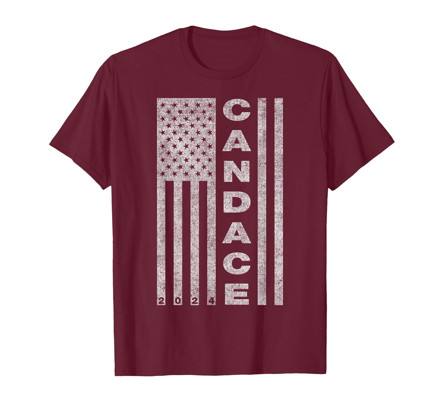 Vote Candace Owens for President 2024, Conservative USA Flag T-Shirt