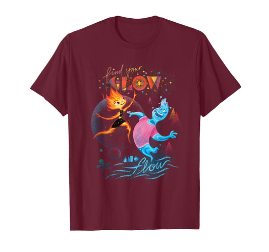 Disney and Pixar’s Elemental Find Your Glow and Flow T-Shirt