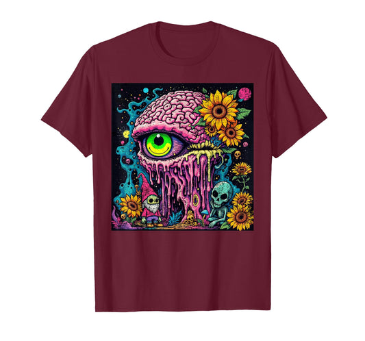 Psychedelic Trippy Colorful Music Festival T-Shirt