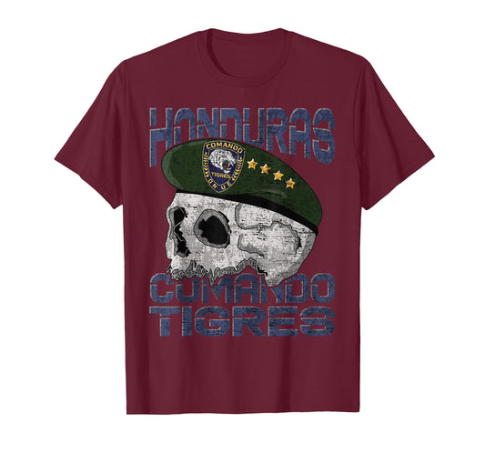 Honduran Police TIGRES Special Force SWAT Honduras Army T-Shirt