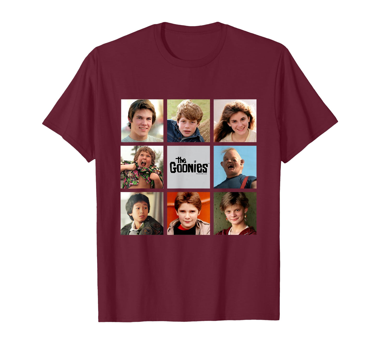 The Goonies The Goonie Bunch Cast Photos Movie T-Shirt