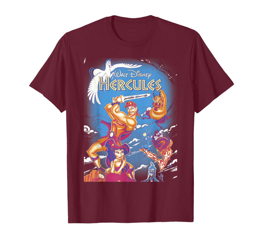 Disney Hercules Main Cast Movie Cover Graphic T-Shirt T-Shirt