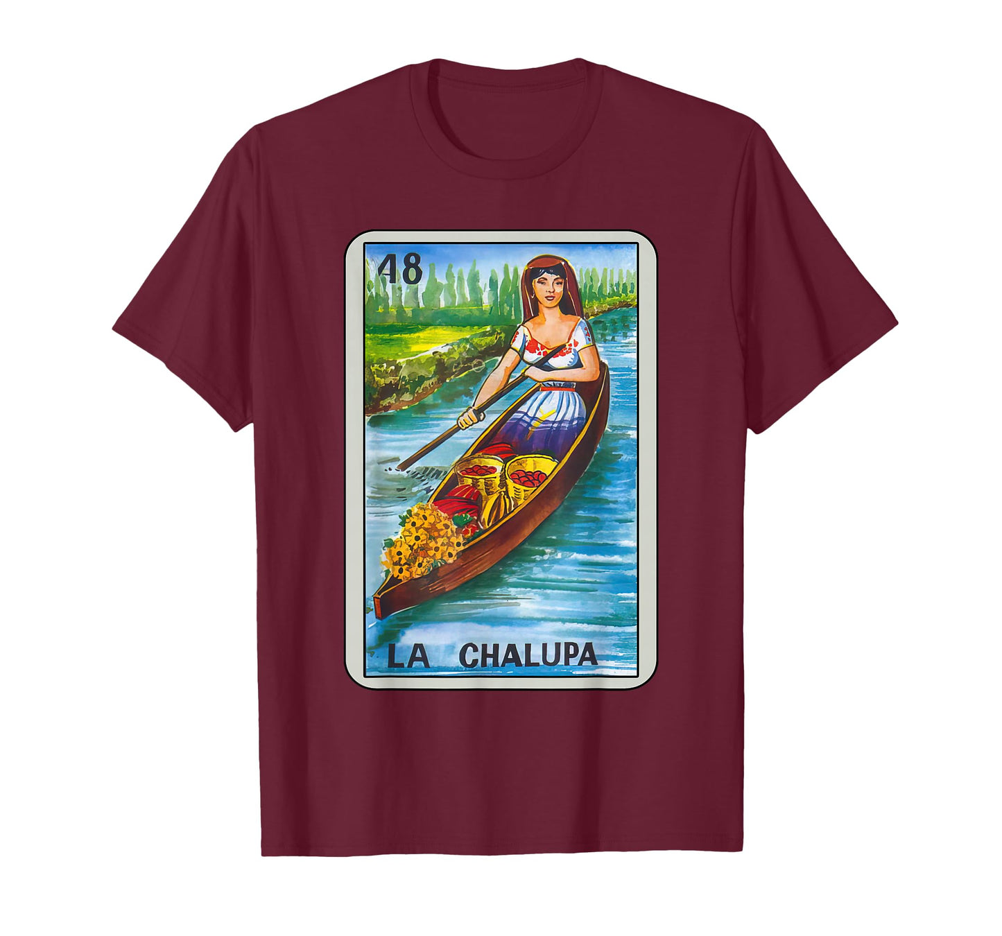 La Chalupa Card Mexican Lottery Card T-Shirt