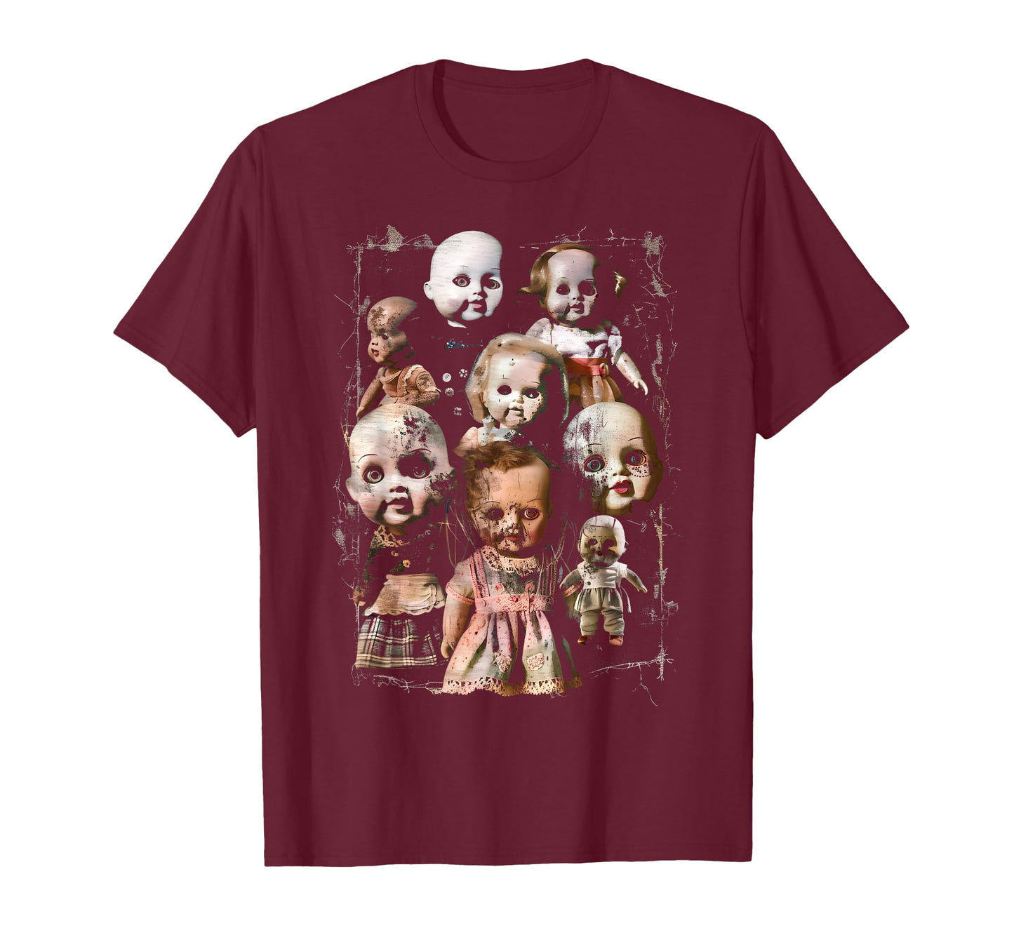 Creepy Dolls Haunted Possessed Horror Movie Goth Alt Scary T-Shirt