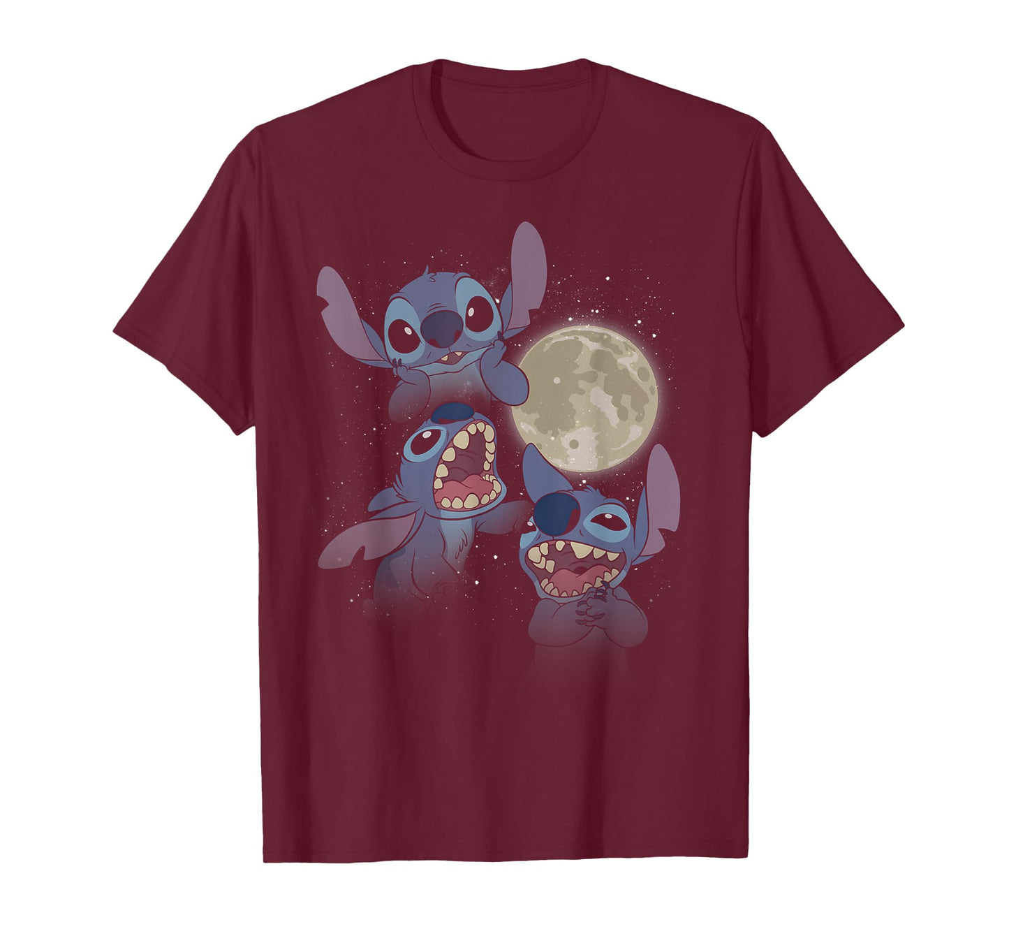 Disney Lilo & Stitch Moonlight Collage T-Shirt