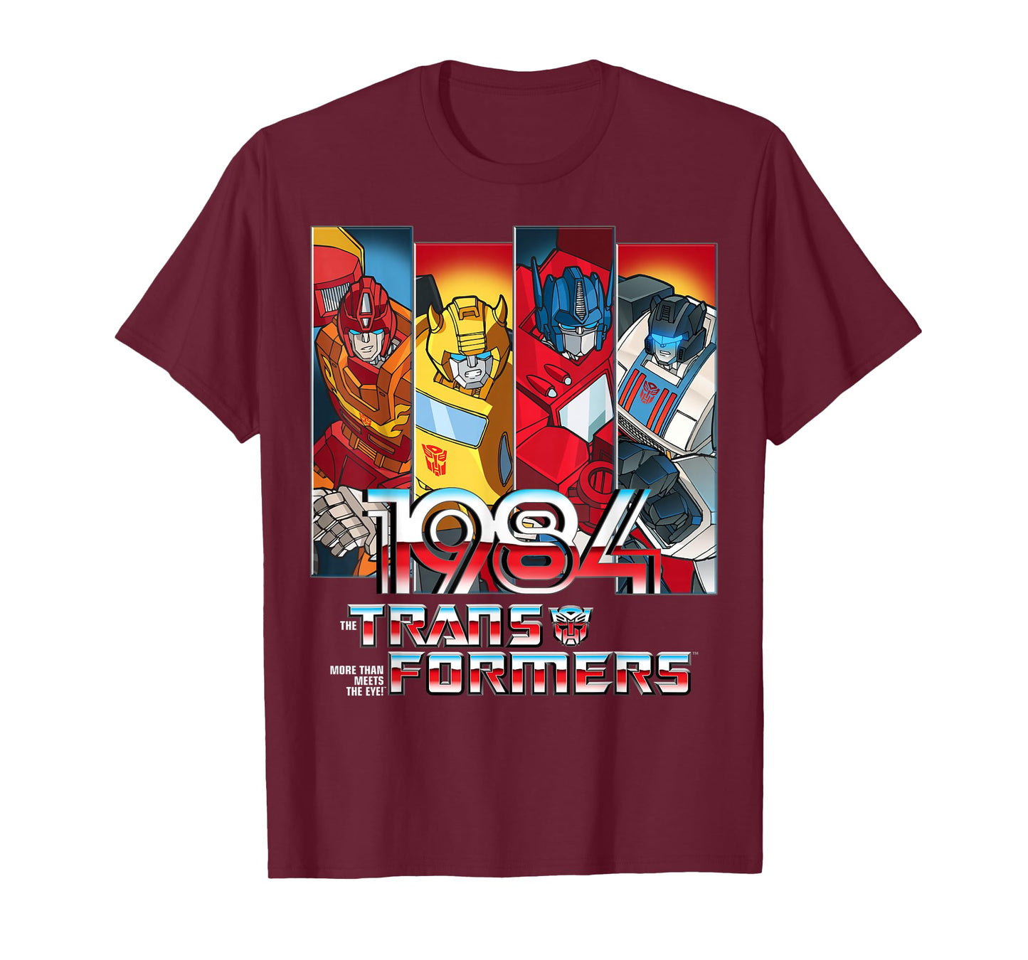 Transformers 1984 Vintage Autobots Panels T-Shirt Small