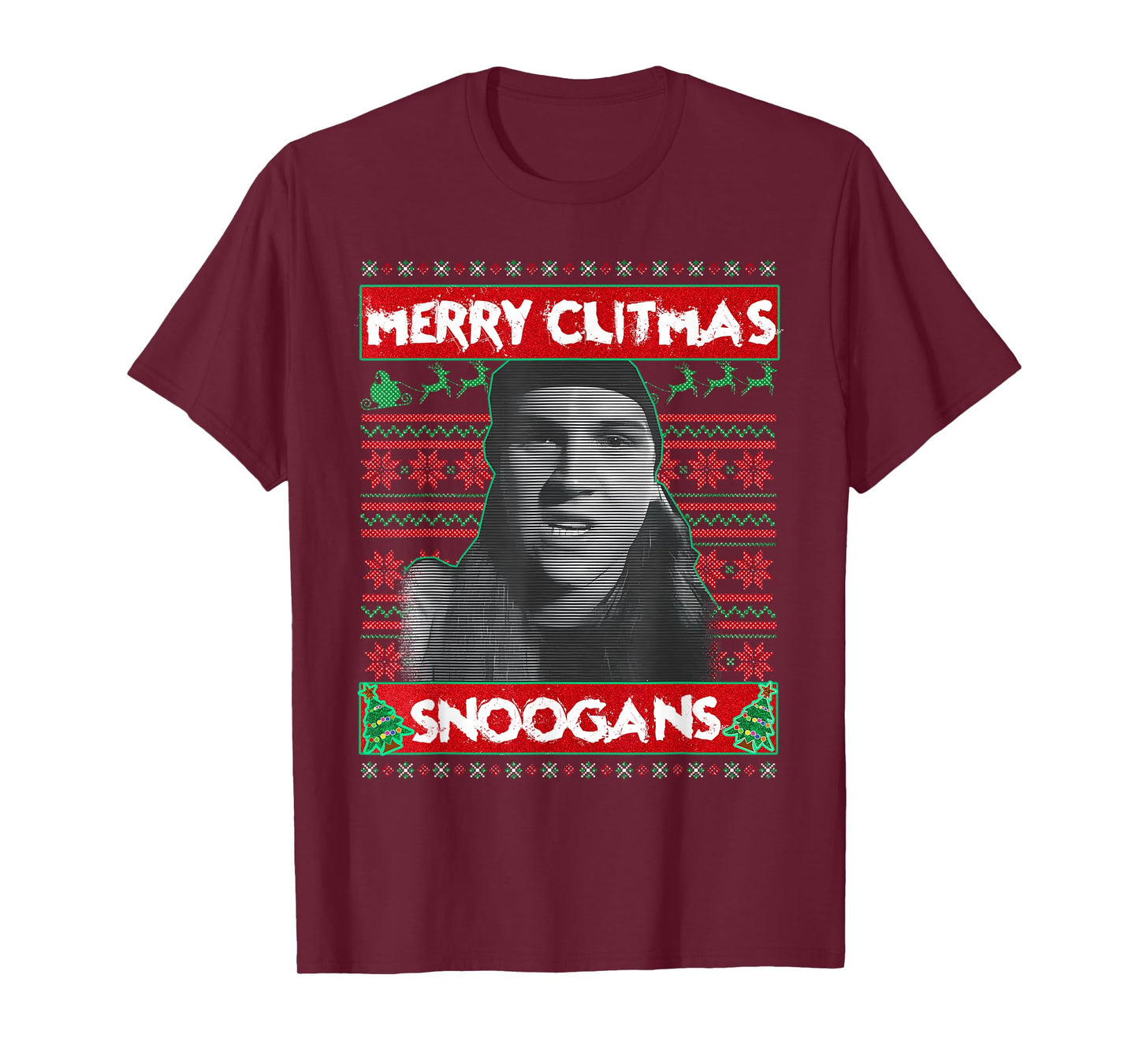 Kevin Smith Jay & Silent Bob Xmas Clitmas Commander Snoogans T-Shirt