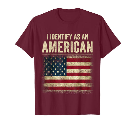 i Identify As An American Flag T-Shirt