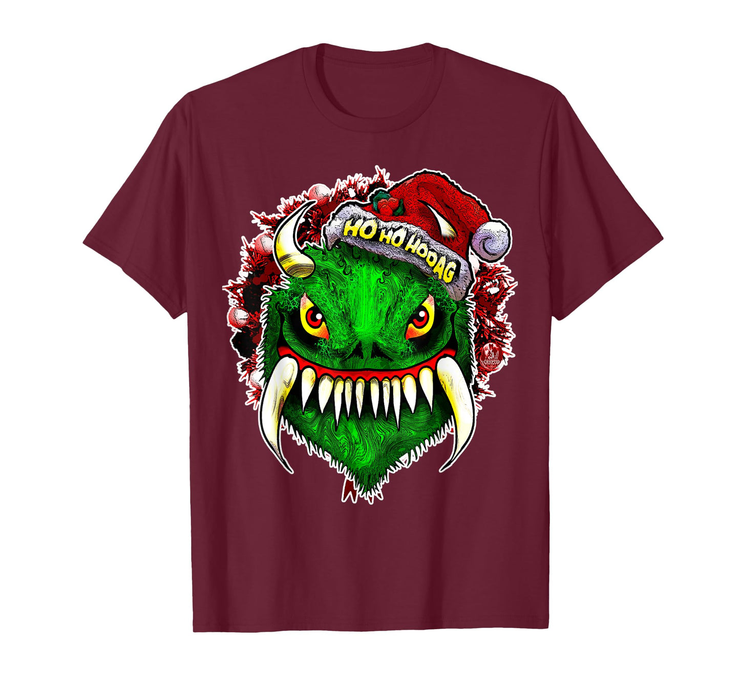 Funny Christmas Hodag Holiday Cryptid Monster Cryptozoology T-Shirt