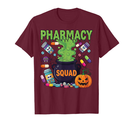 Funny Pharmacy Squad Halloween Matching Trick or Treat T-Shirt