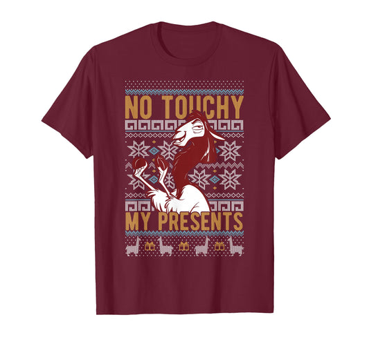 Disney Emperor's New Groove Kuzco No Touchy Ugly Christmas T-Shirt