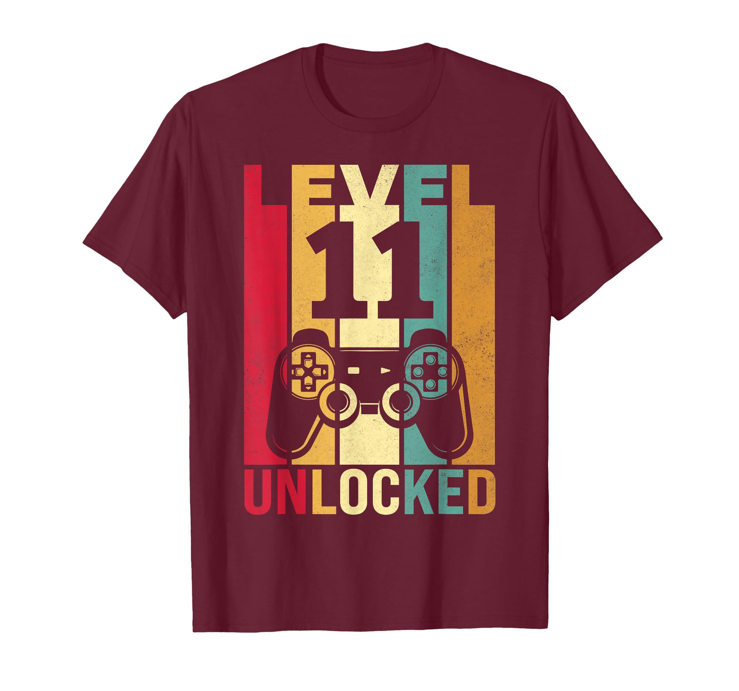11yr 11 Birthday Boy Son Funny Gamer 11th Years Old Birthday T-Shirt