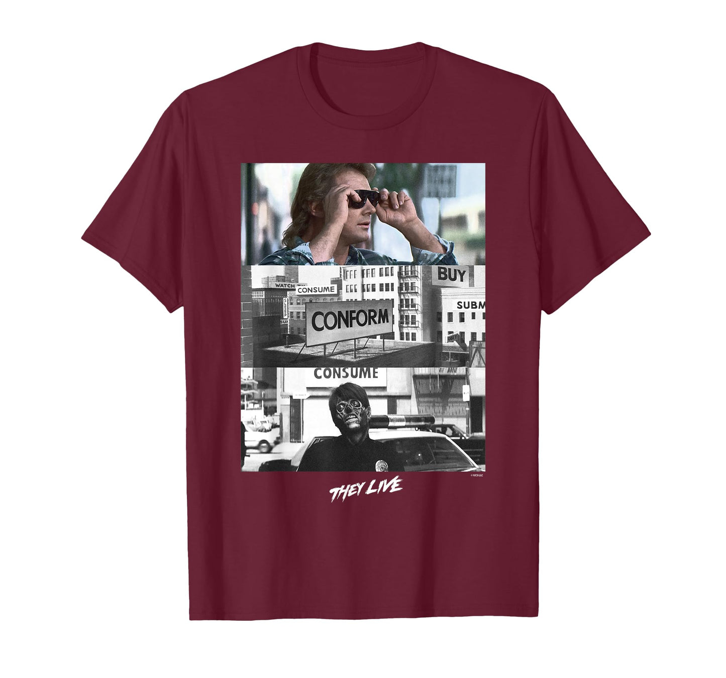 They Live John Nada Glasses Reveal T-Shirt